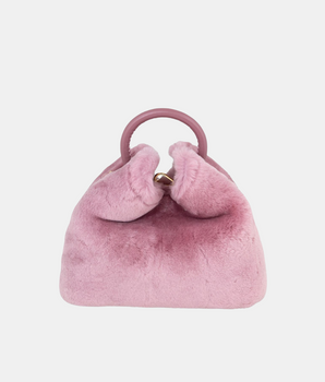 Shearling baozi bag