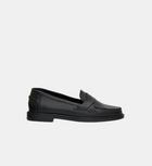 Mona Loafer, Black Leather