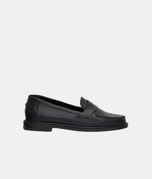 Mona Loafer, Black Leather