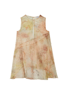 Short silk organza dress