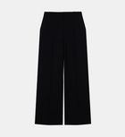 Pantalon de Tailleur Bianca Gabardine de Laine Noir