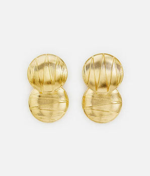 Boucles d'oreilles Sonia Double Geometric