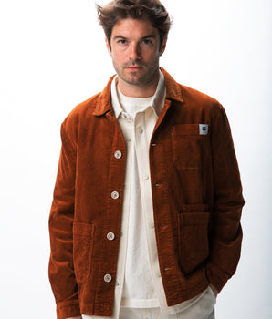 OCRE RIBBED JACKET