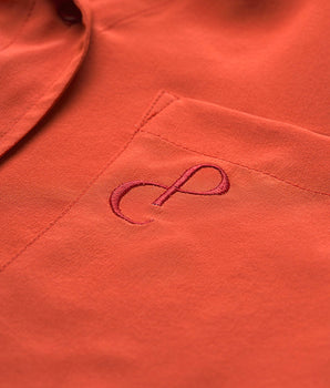 Chemise ALPHA Soie Orange