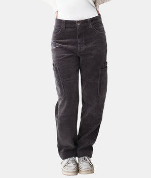 GREY CARGO PANTS