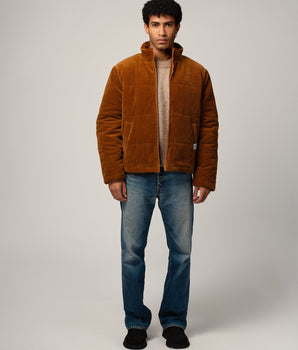 CAMEL PUFFER DOWN JACKET