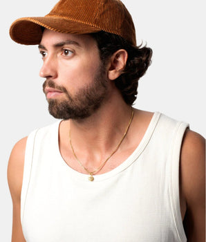 CAMEL RIBBED CAP