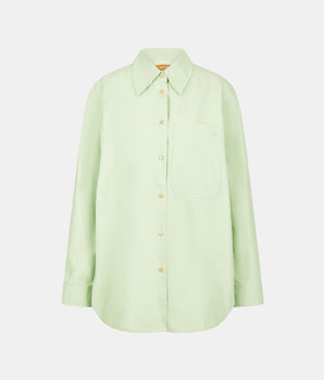 chemise ample Rejina Pyo en coton vet pastel