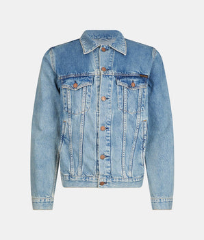 Veste denim droite courte Robby Vintage coton