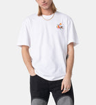 T-shirt ample coton organique logo fantaisie