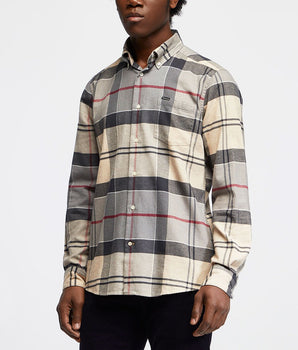 Edderton tartan cotton fitted shirt