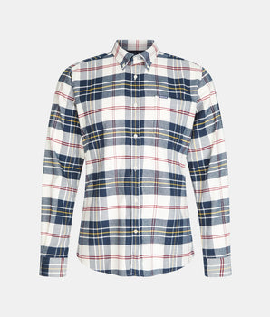 Ronan slim cotton check shirt