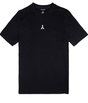 WHY MEN'S T-SHIRT (BLACK)