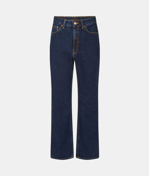 Jean droit Clean Eileen Indigo coton Rafale Market