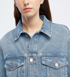 Veste oversize denim Nicole coton organique et recyclé