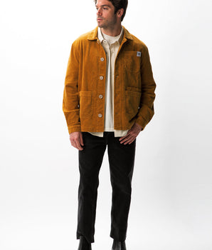 CAMEL RIBBED JACKET 