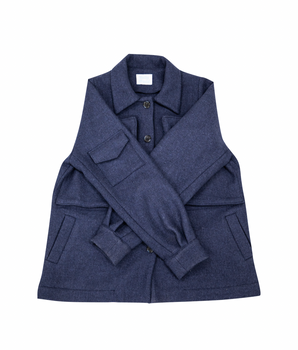 MANTEAU POKKA_Bleu de minuit Rafale Market