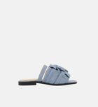 Simone Sandal, Powder Blue Linen